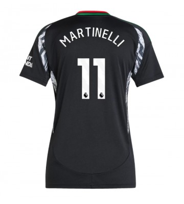 Arsenal Gabriel Martinelli #11 Segunda Equipación Mujer 2024-25 Manga Corta